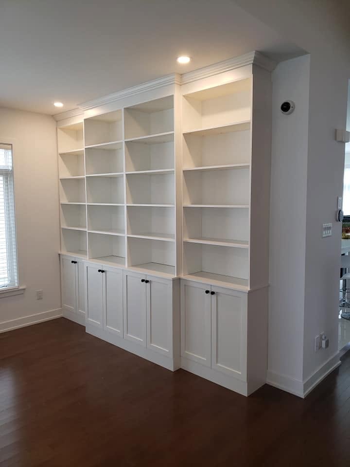 Open Book Shelving